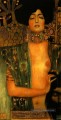 Judith et Holopherne sombre Gustav Klimt Nu impressionniste